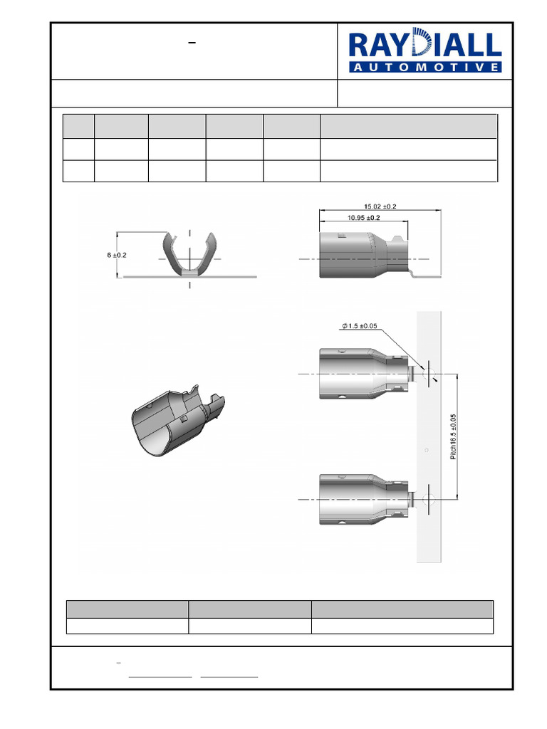 Fakra HFR3C Straight Ferule Data Sheet | PDF