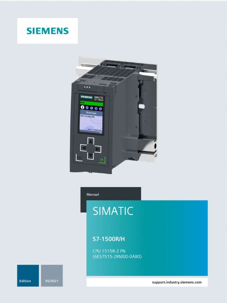 CPU 1515R-2 PN Equipment Manual | PDF | Central Processing Unit ...