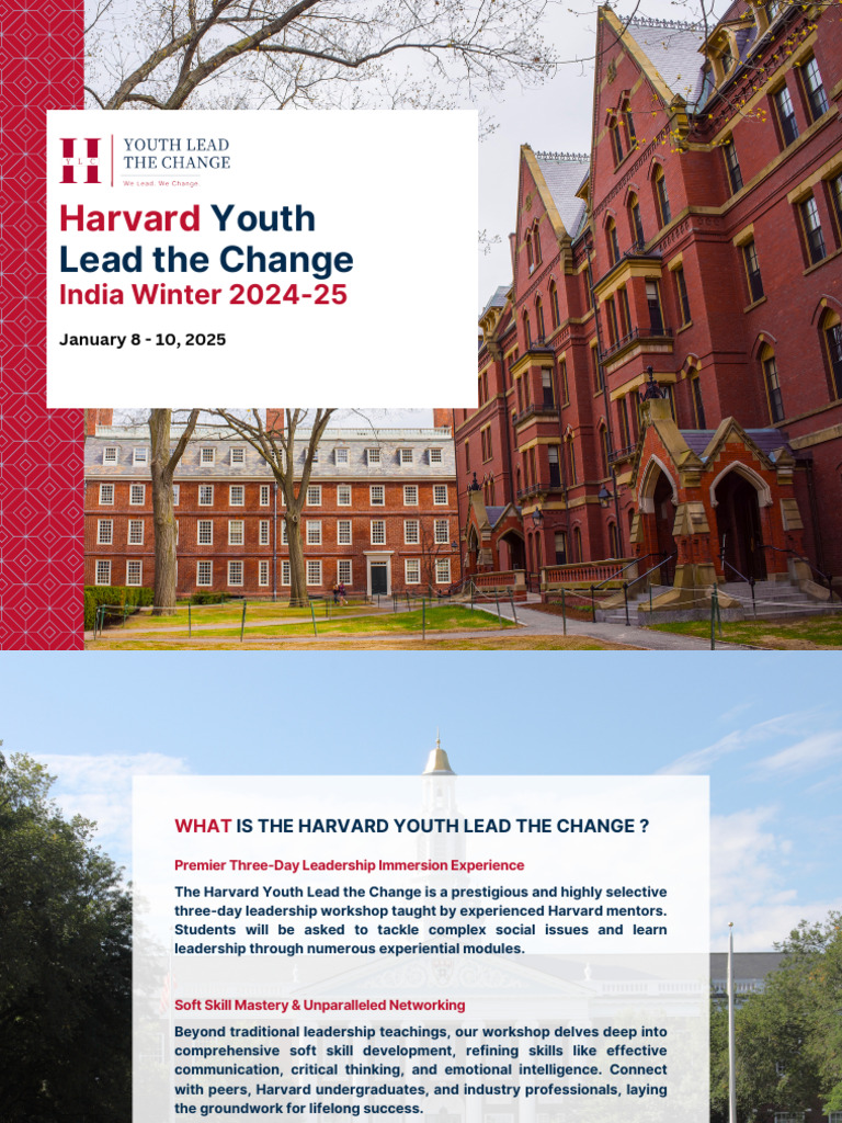 Harvard Youth Leadership Workshop 2025 | PDF | Mentorship | Learning