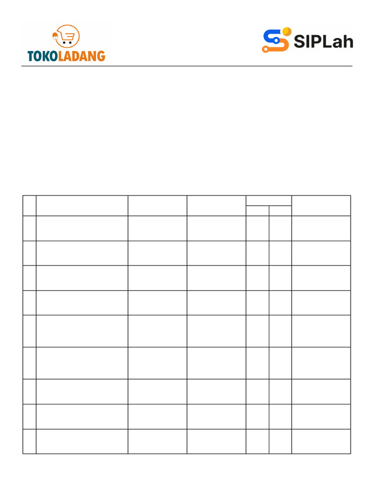Proforma Invoice Toko Ladang 2024 | PDF