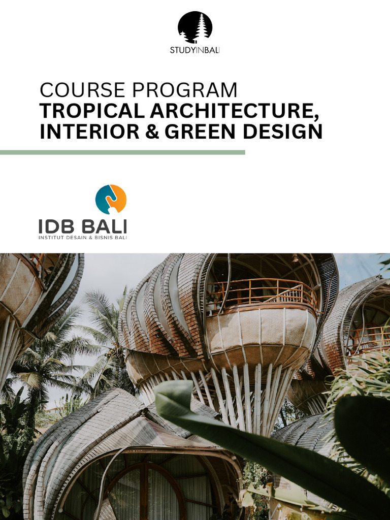 StudyInBali Tropical Architecture Interior Green Design Course Program ...