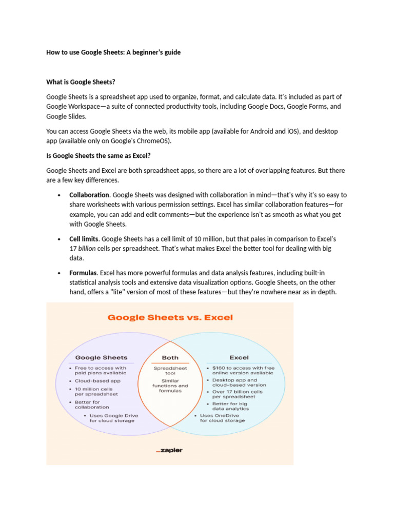 UTILISER GOOGLE SHEETS visual data 8