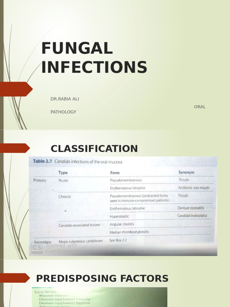 FUNGAL INFECTIONS | PDF | Candidiasis | Medical Specialties