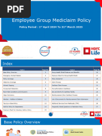 Infosys Employee Health Insurance FAQ | PDF | Payments | Insurance
