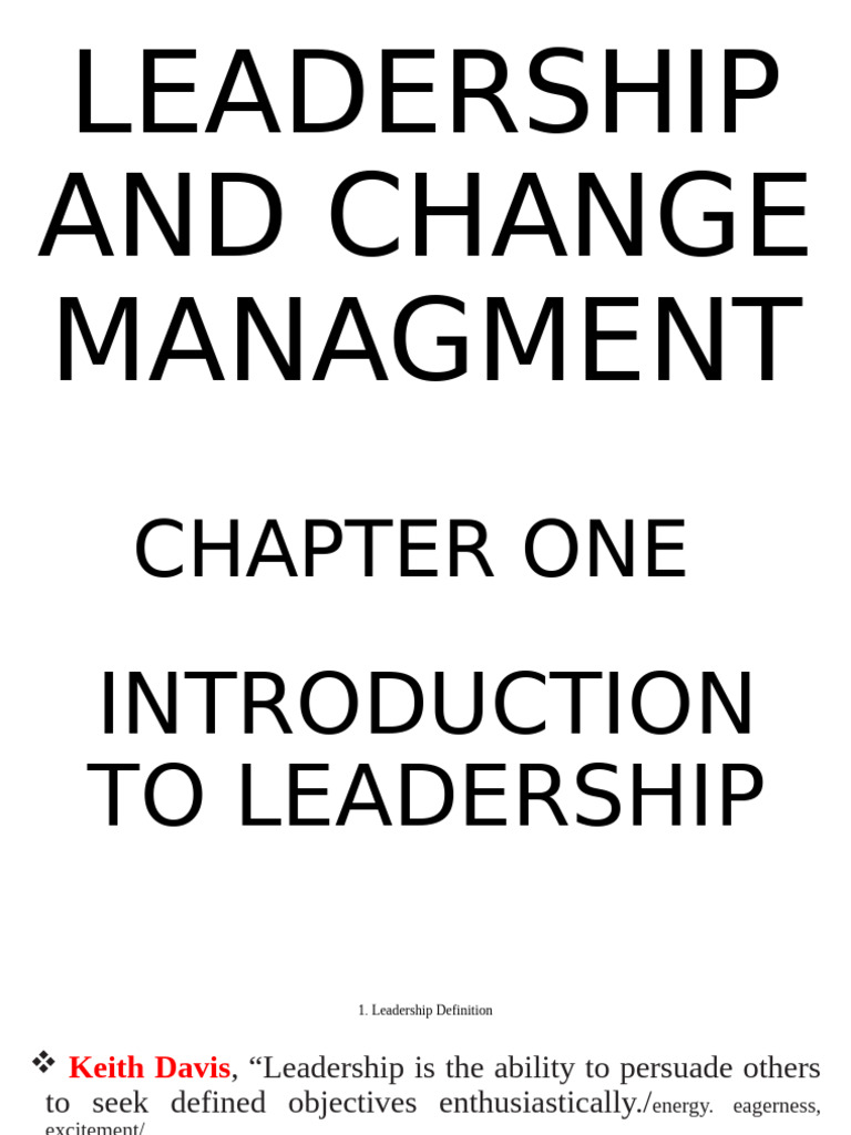 Understanding Leadership and Management | PDF | Power (Social And ...