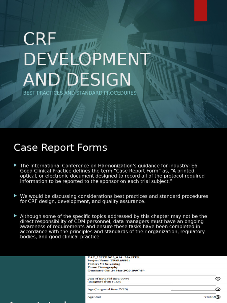 CRF Development and Design | PDF | Information Science