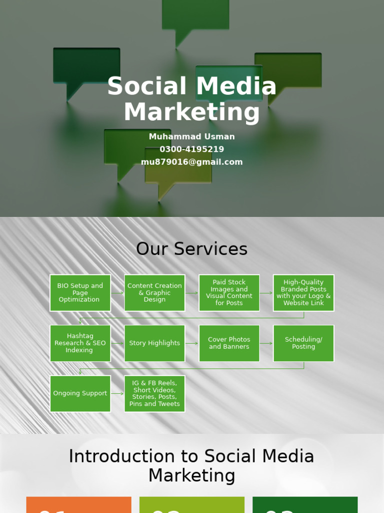 Social Media Marketing Overview PDF | PDF | Popular Culture & Media ...