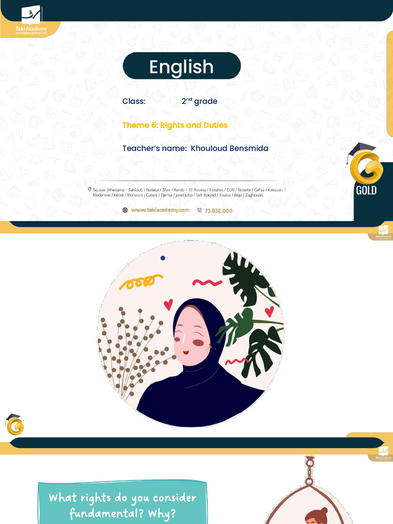 65993385bb096 - Énoncé - Theme 5 Rights & Duties | PDF | Human Rights ...