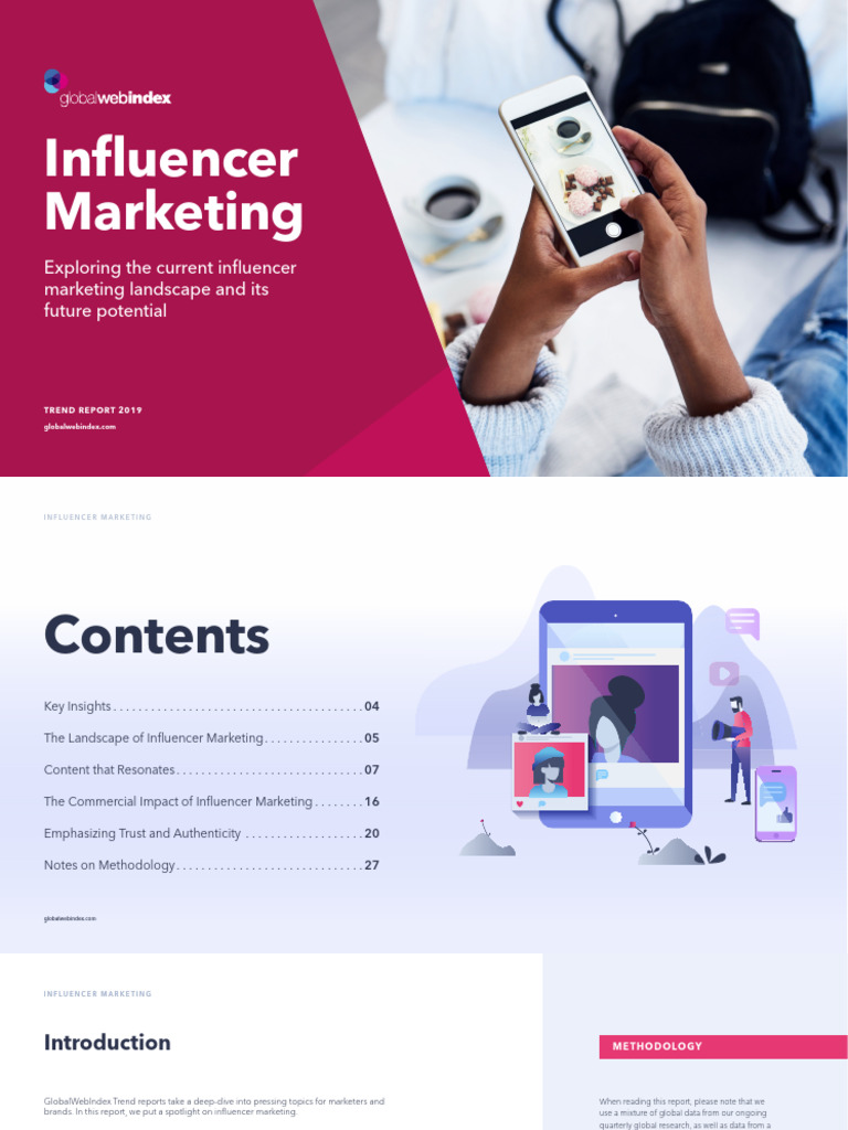 Influencer Marketing Report | PDF | Social Media | Popular Culture ...
