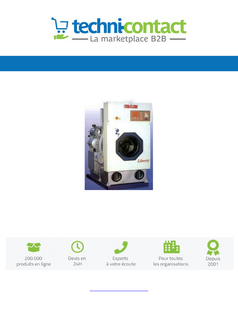 Machines de Nettoyage à Sec Disponibles | PDF