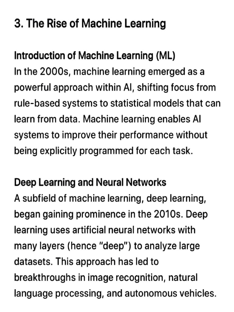 Machine Learning's Evolution and Impact | PDF