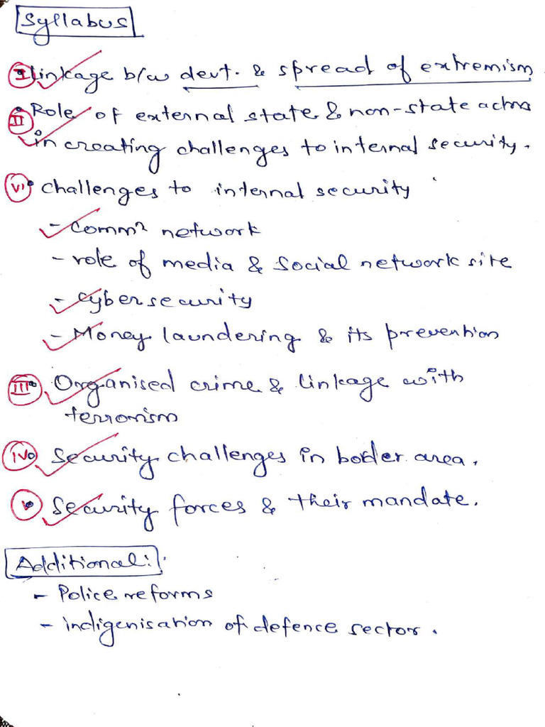 Internal security | PDF