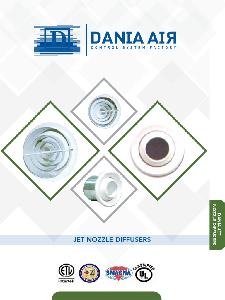 Dania Jet Nozzle Diffusers Overview | PDF | Nozzle | Duct (Flow)