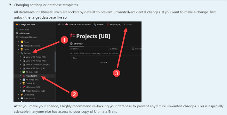 02-Changing Settings or Database Templates | PDF