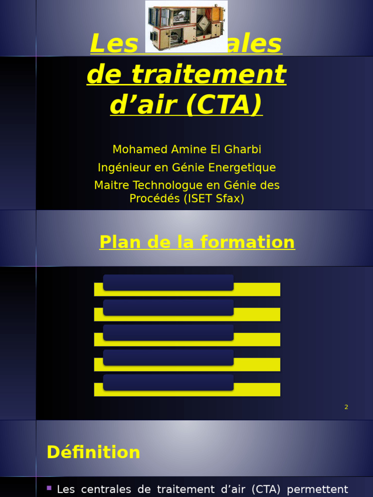 Fonctionnement des Centrales de Traitement d'Air | PDF | Atmosphère de ...
