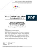 D2.1.1 Ontology-Based Information Extraction (OBIE) v.1