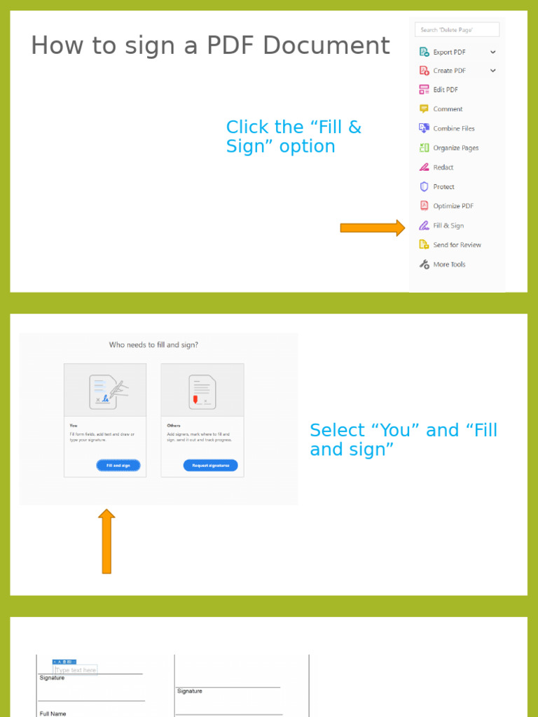 How To Sign PDF Documents | PDF