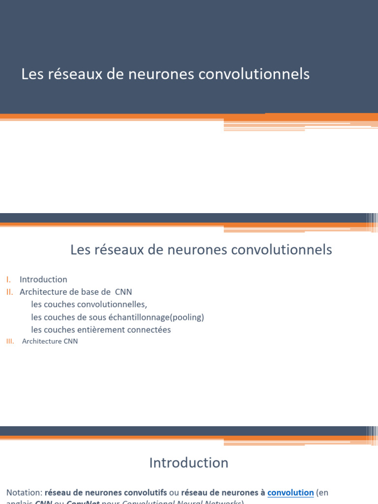 Architecture des Réseaux de Neurones CNN | PDF | Réseau de neurones ...
