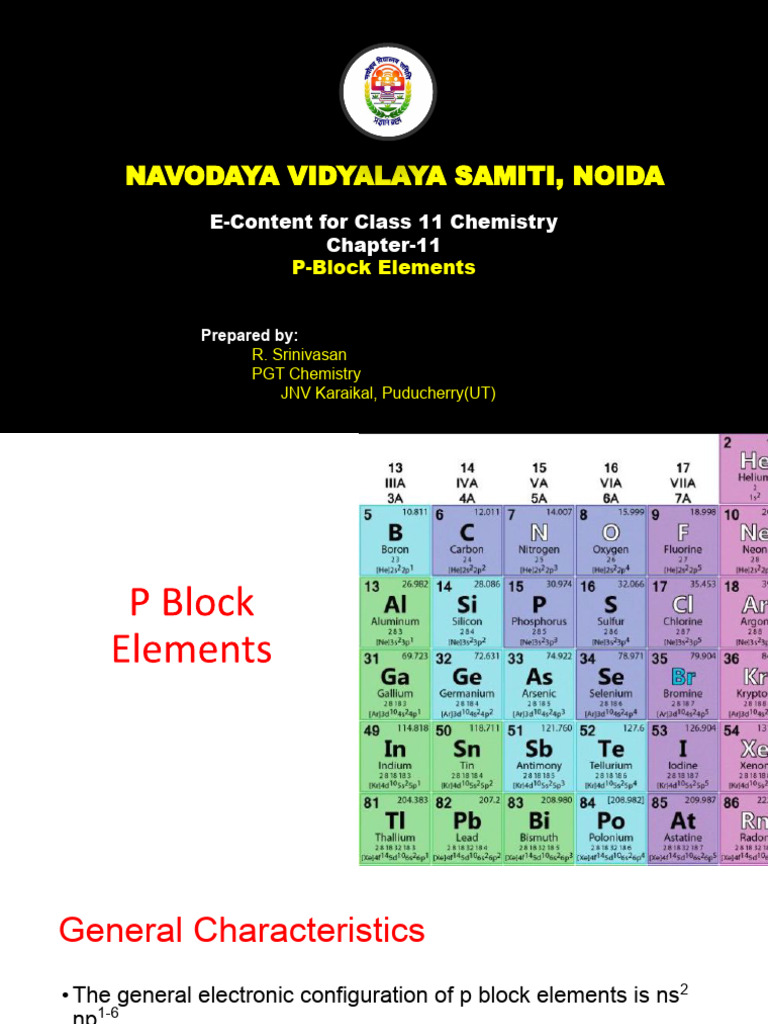 Class 11 Chemistry: P-Block Elements Guide | PDF | Silicon Dioxide | Boron
