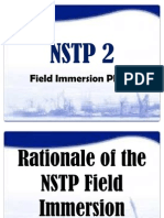 NSTP Field Immersion Guide
