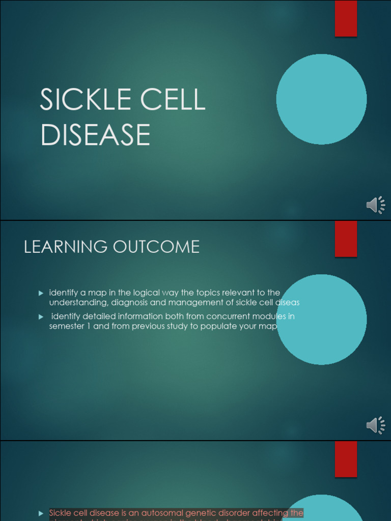 Understanding Sickle Cell Disease | PDF | Hemoglobin | Red Blood Cell