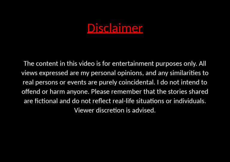 YouTube Entertainment Disclaimer | PDF