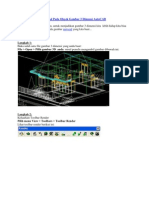 Cara Memberi Background Pada Obyek Gambar 3 Dimensi AutoCAD