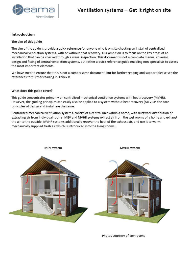 BEAMA Ventilation - Ventilation Systems - Get It Right On Site | PDF ...