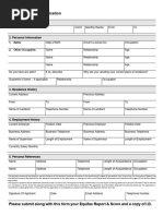 Residence Verification Request Form W-147 | PDF | Landlord | Lease