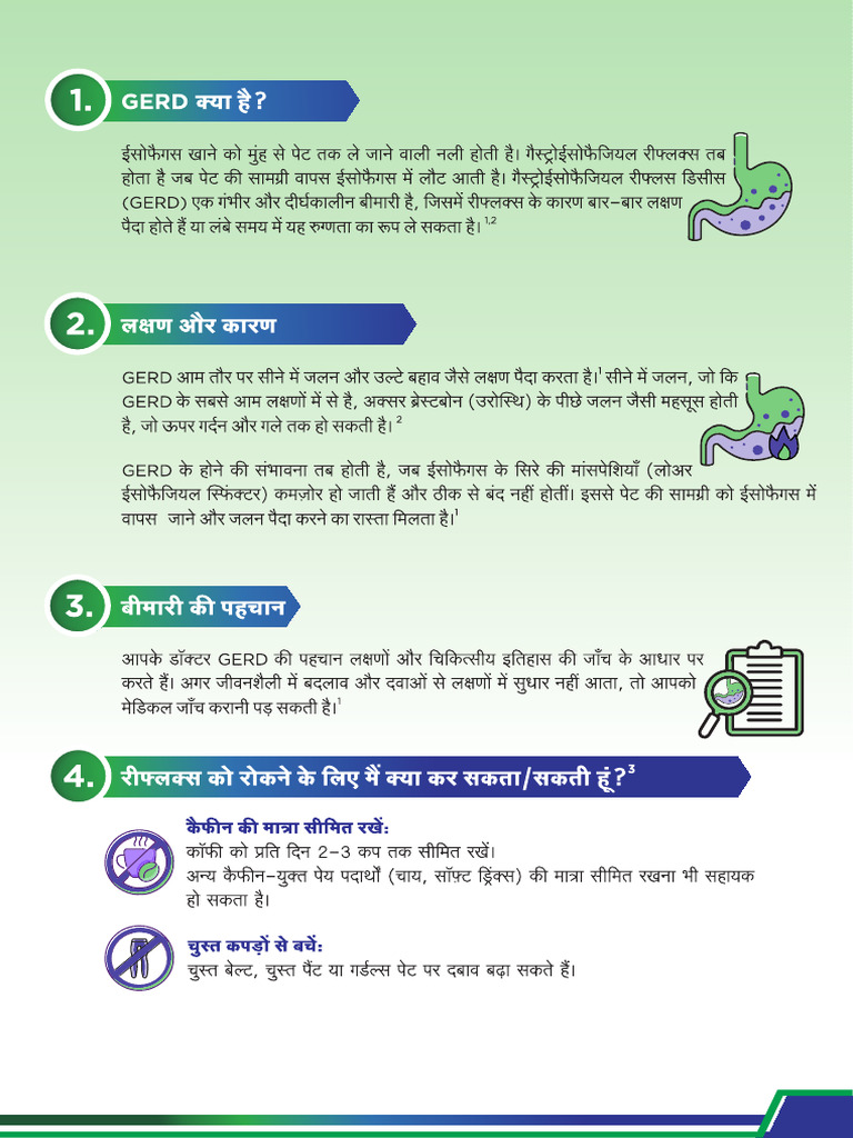 Gerd Awareness Day Booklet Hindi | PDF