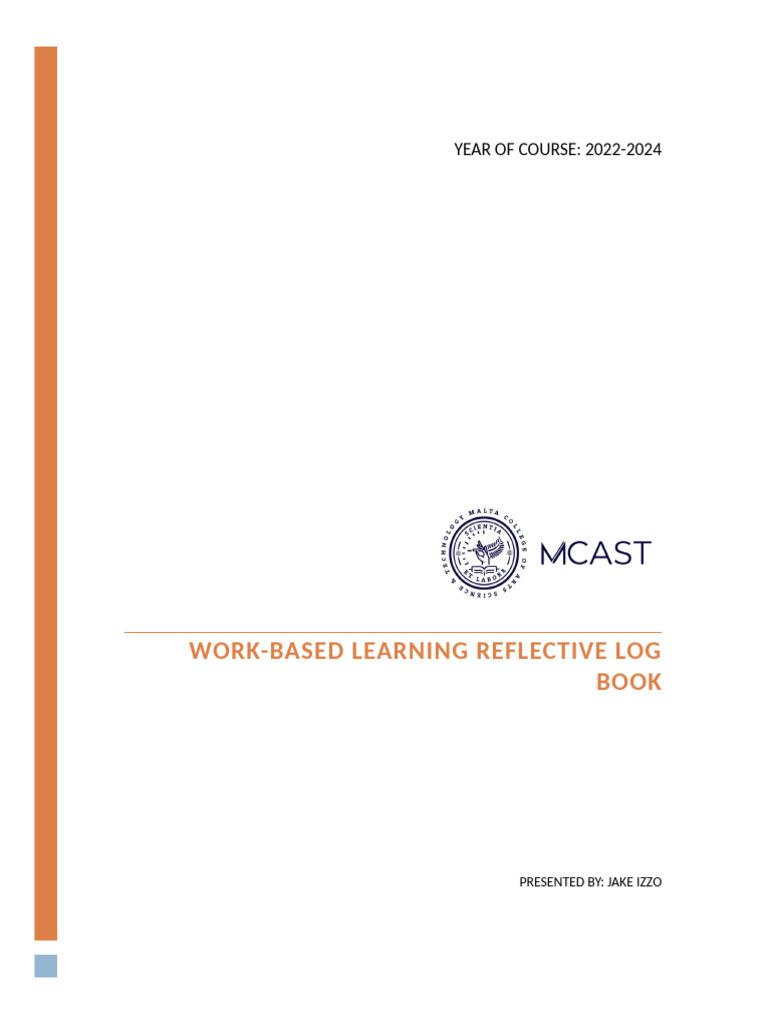 Jake Izzo's Work-Based Learning Log | PDF | Brake | Motor Vehicle