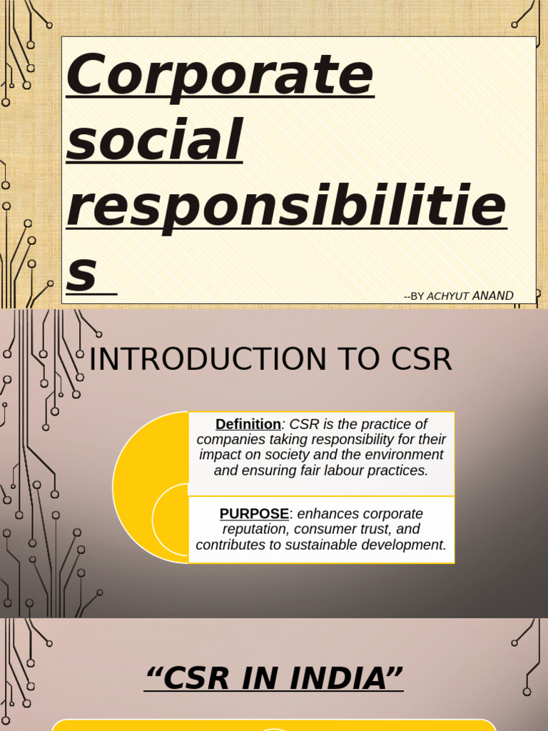 Presentation 1 | PDF | Corporate Social Responsibility | Reputation