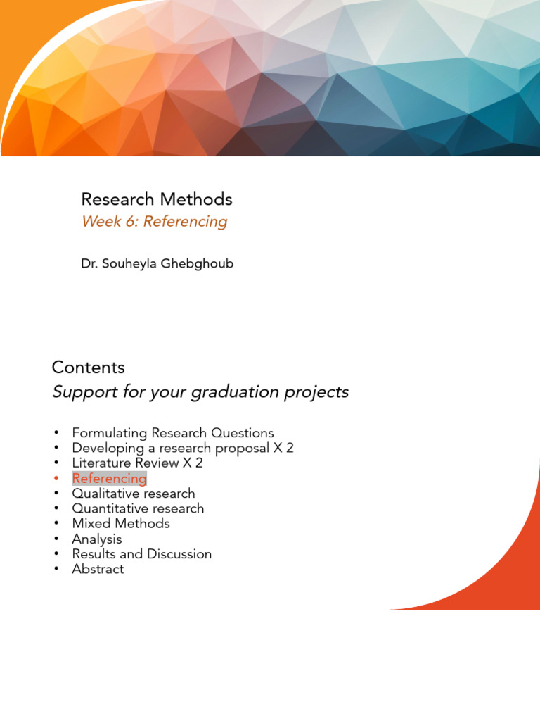 Essential Research Referencing Guide | PDF | Citation | Cognition