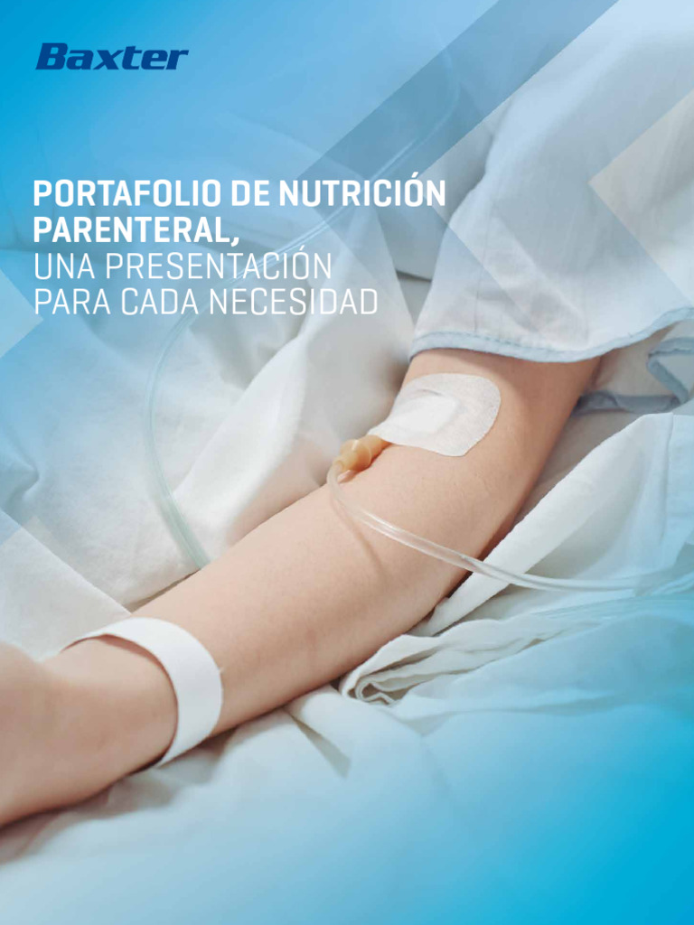 Soluciones de Nutrición Parenteral Baxter | PDF | Nutrición | Dieta y ...
