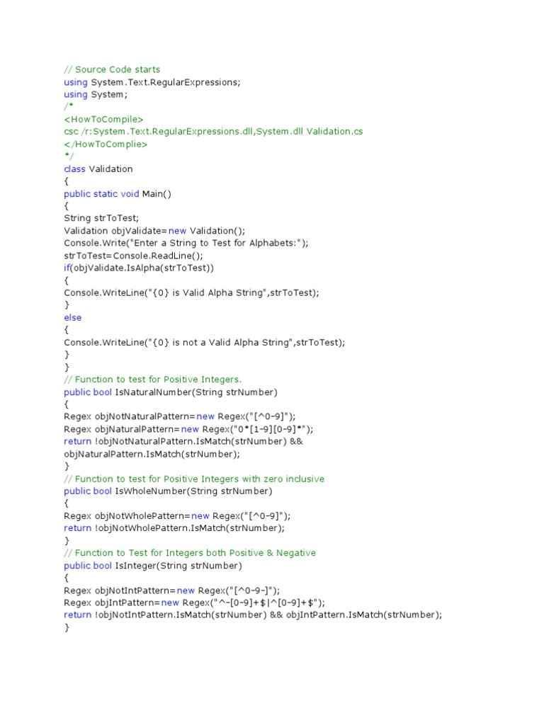 Reg Exp | PDF