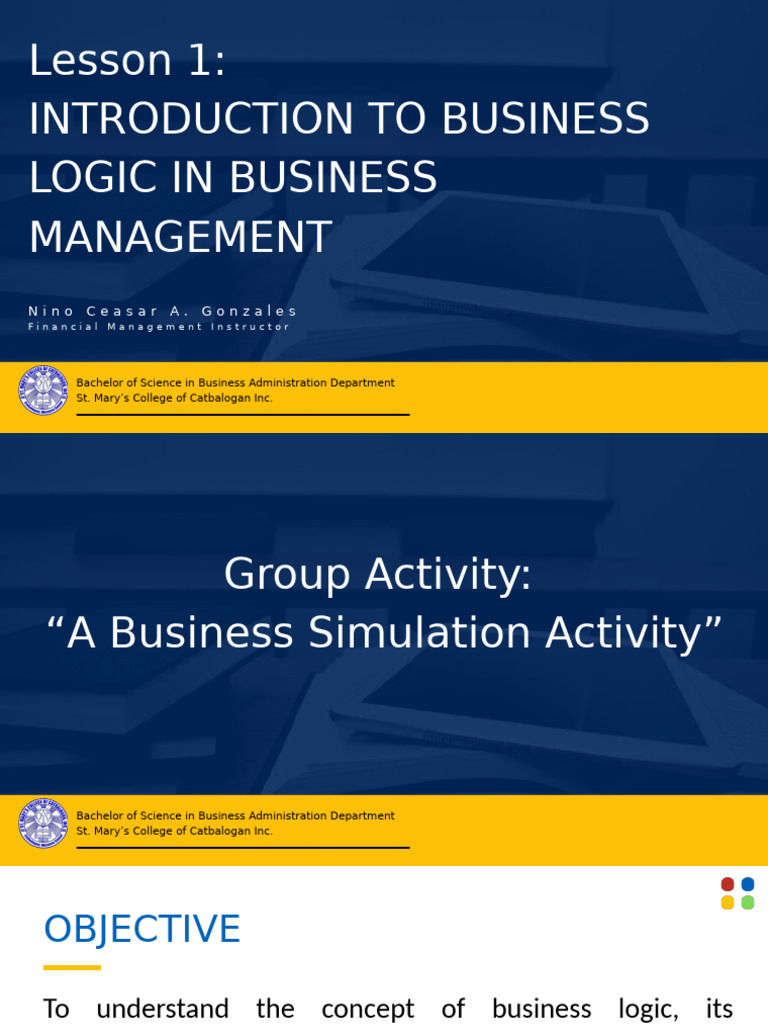 Understanding Business Logic in Management | PDF | Goal | Customer ...