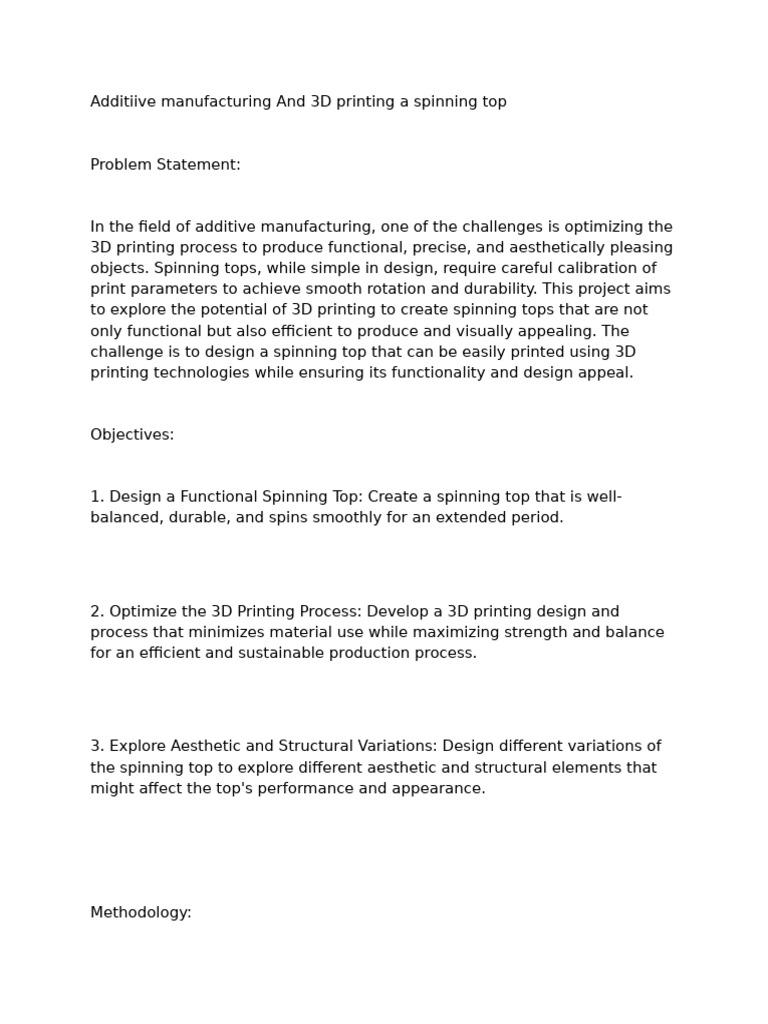 Spin | PDF | 3 D Printing | Secondary Sector Of The Economy