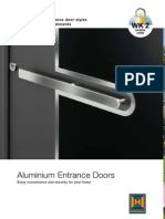 Aluminium Entrance Doors: NEW: 2-Colour Entrance Door Styles With Colour Embellishments