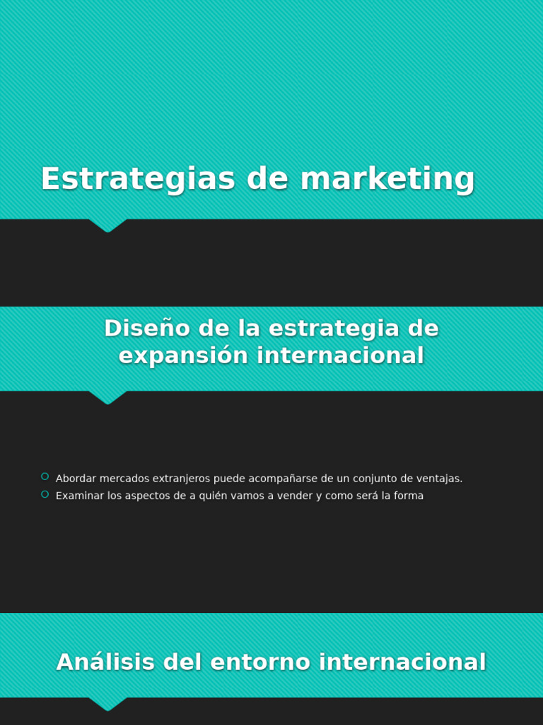 Estrategias para Expansión Internacional | PDF