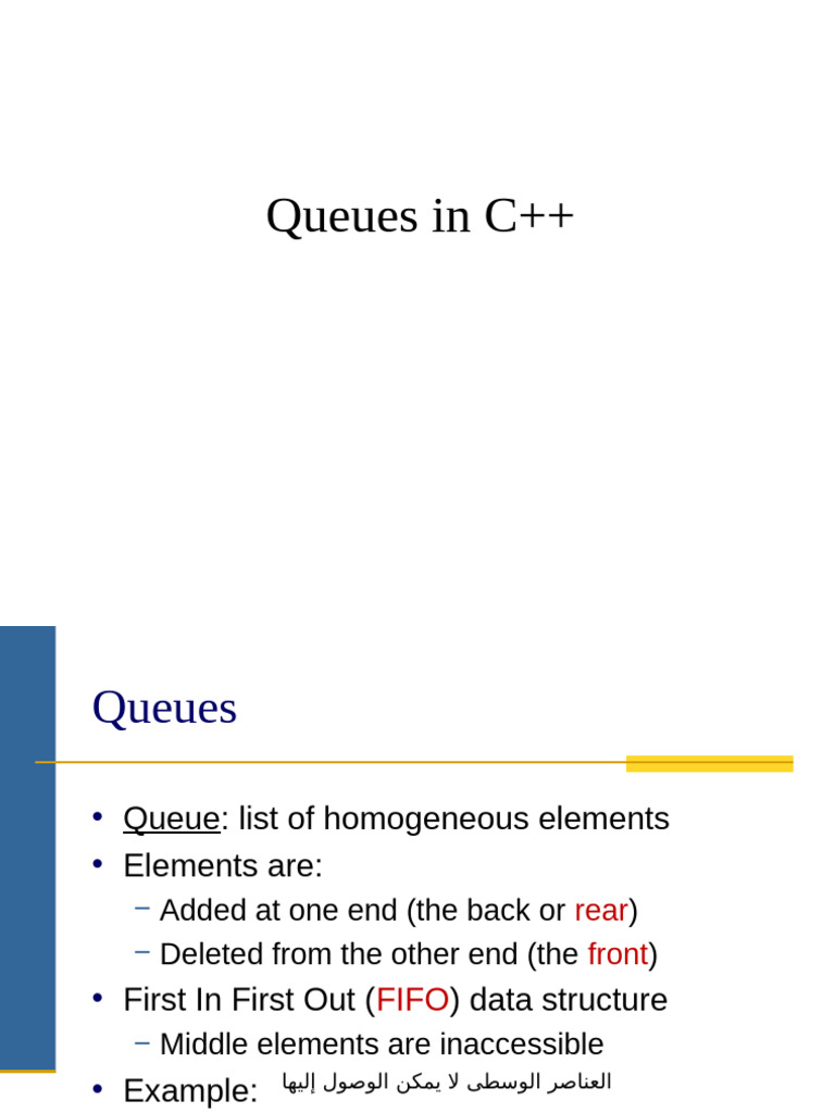 10 -Queues Using Array_074810 | PDF | Queue (Abstract Data Type ...