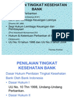 Tingkat Kesehatan Bank