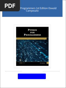 Download full Python for Programmers 1st Edition Oswald Campesato ebook all chapters