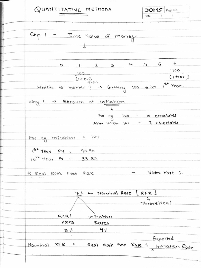 Quants Level 1 | PDF