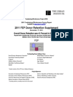 2011 FEP Donor Retention Supplement
