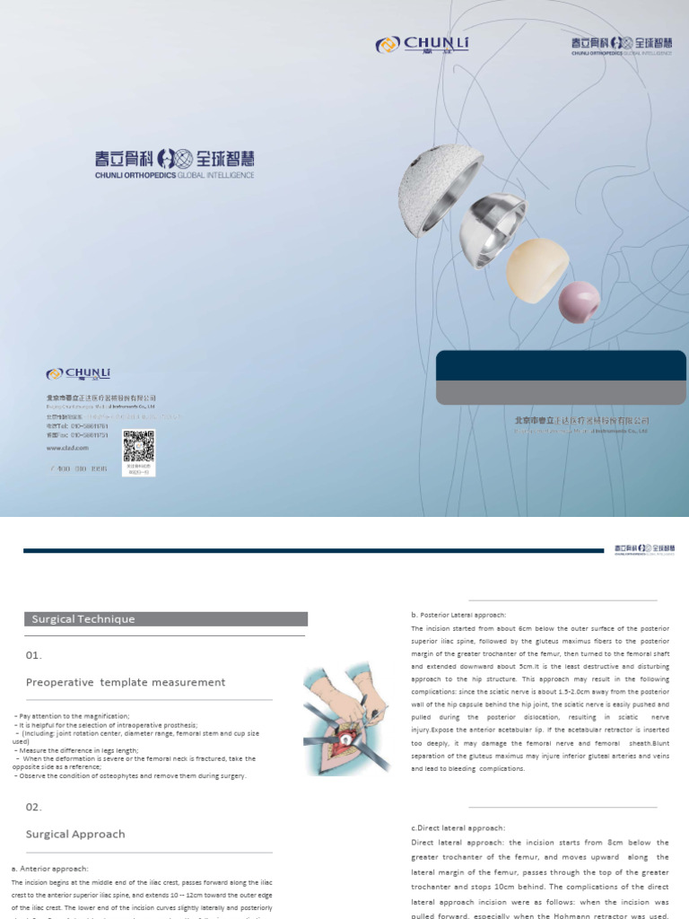 Modular Dual Mobility Hip Surgery Guide | PDF | Hip | Musculoskeletal ...
