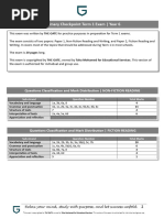 Grade 5 English Checkpoint Practice Paper | PDF