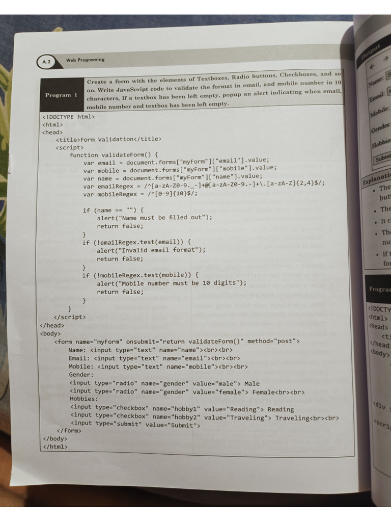 web programming Lab | PDF