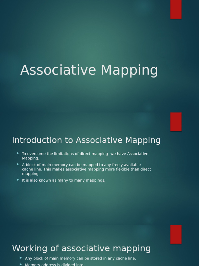 Understanding Associative Mapping in Caching | PDF