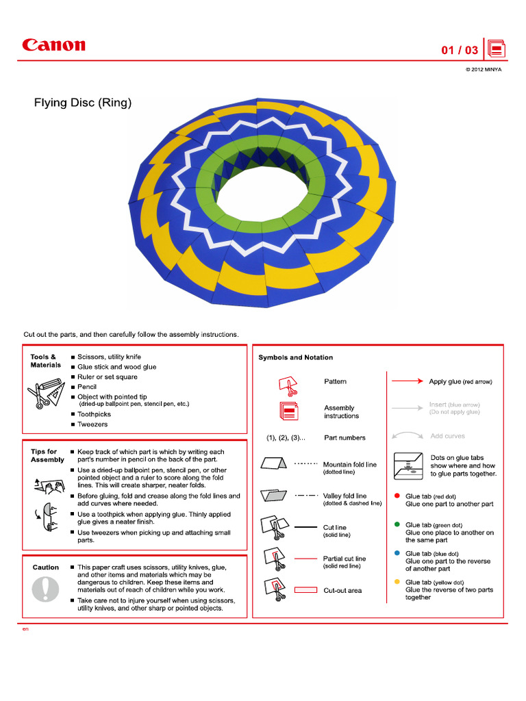 Flying Disc (Ring) Instructions | PDF