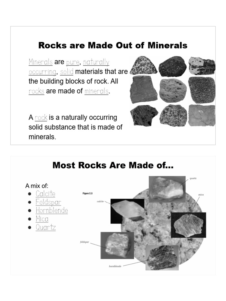 Understanding Rocks and Minerals | PDF | Minerals | Rock (Geology)